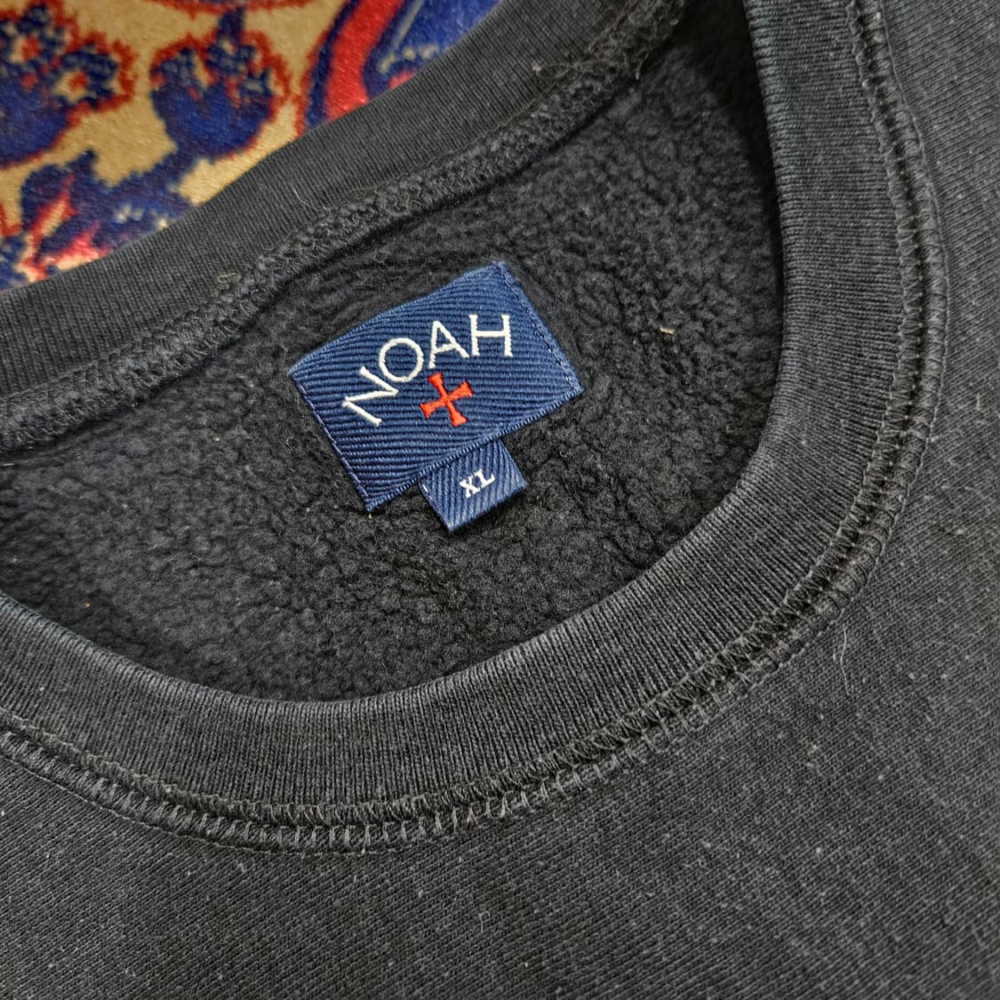 노아(NOAH) 크루넥 코듀로이 센터로고 맨투맨 XL size 상품이미지5