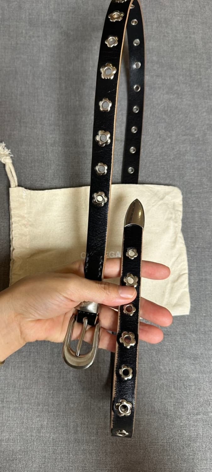 Our Legacy 아워레가시 플라워 스터드 벨트 (90) 상품이미지3