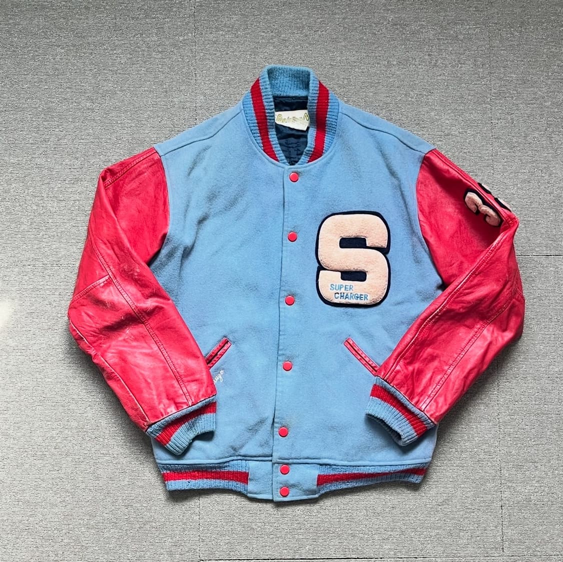 일본 나고야 빈티지 스타장 바시티 울자켓 상품이미지1