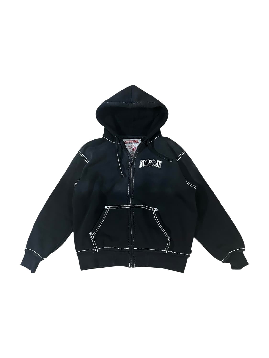 슈프림 트루릴리전 22FW 후드집업 블랙 상품이미지1