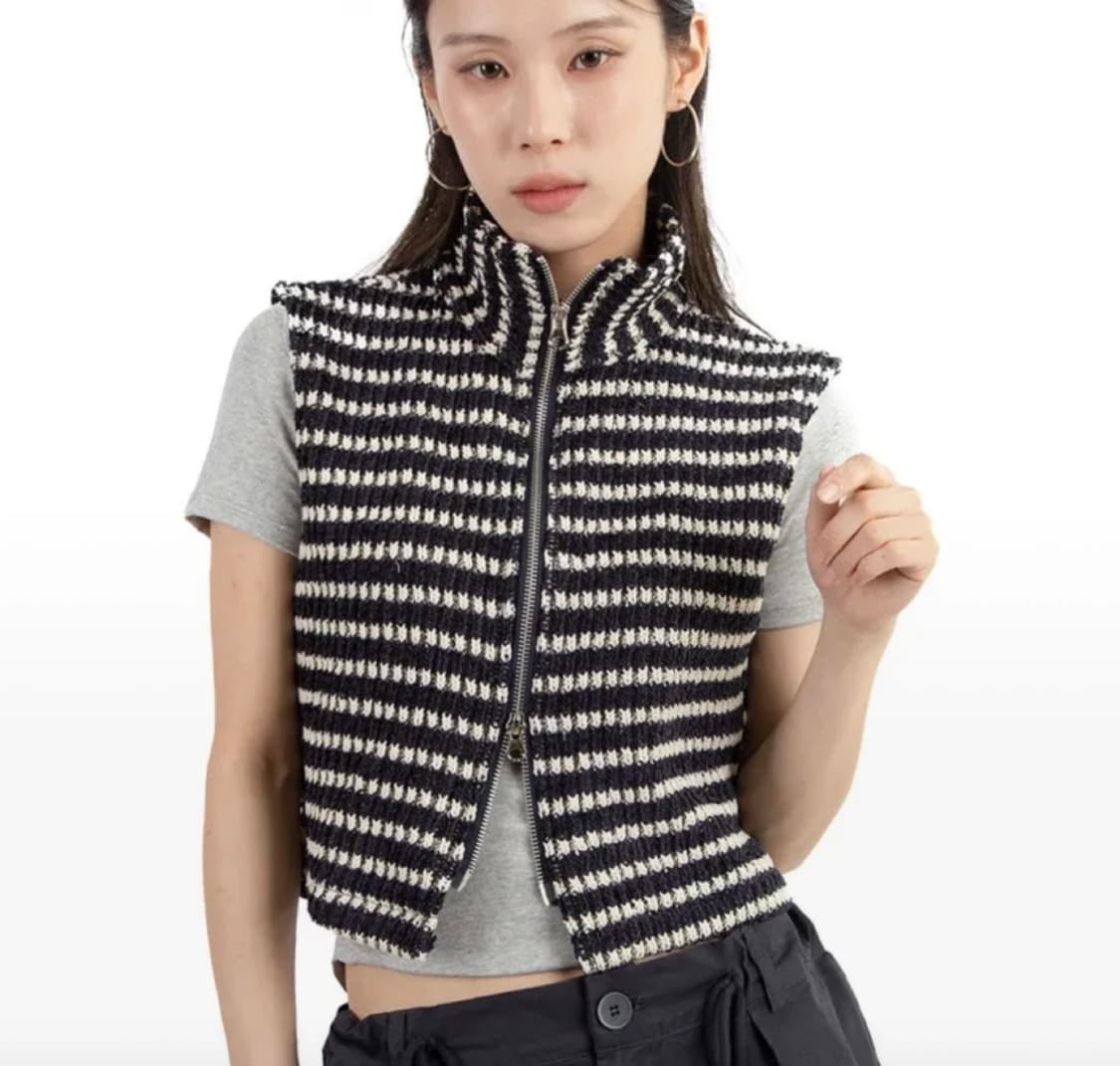 릿킴 CRAYON ZIP-UP VEST 상품이미지1