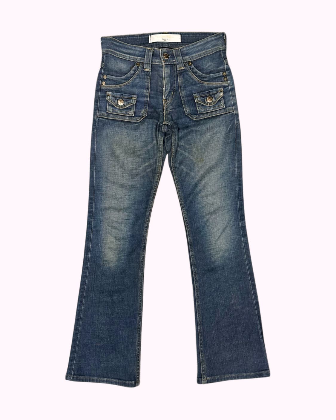 front pocket low-rise boots-cut jean 상품이미지2
