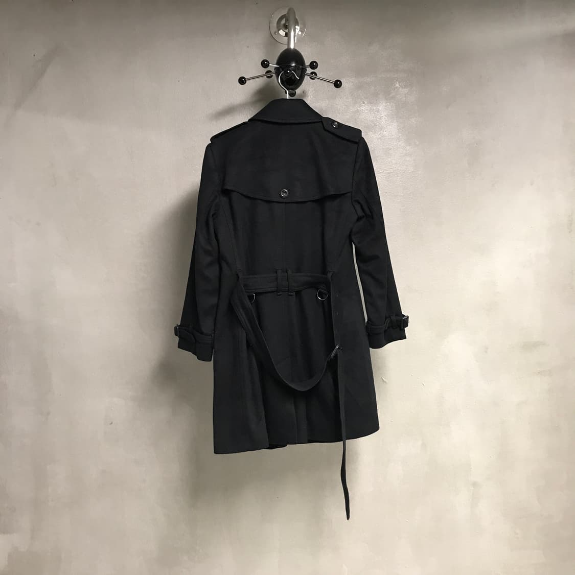 버버리 트렌치 코트 블랙 10(W) 상품이미지7