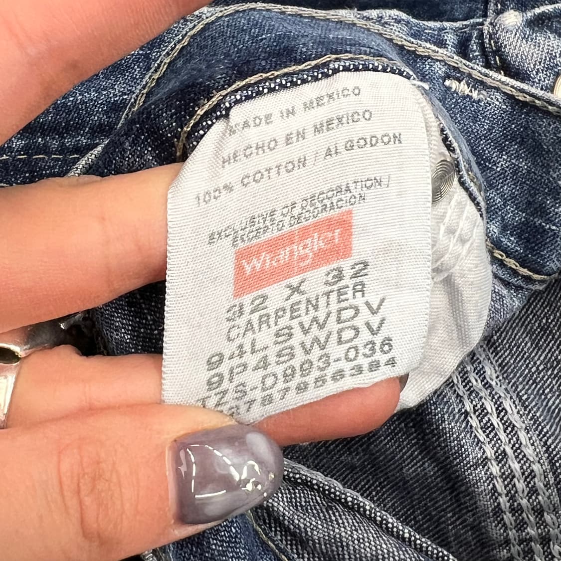 랭글러 카펜터 워크 데님팬츠 r2881 상품이미지6