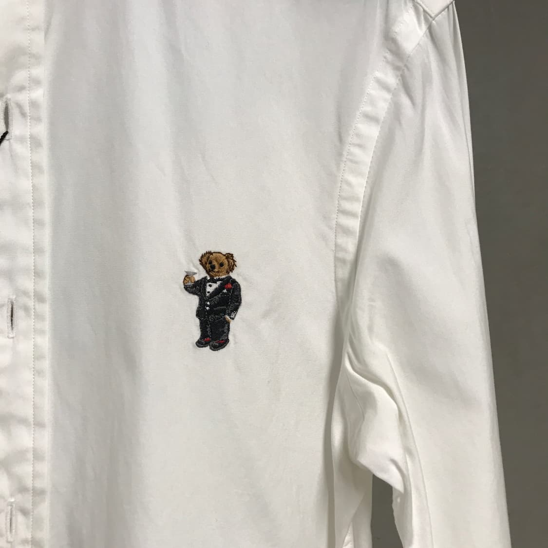폴로 랄프로렌 베어 셔츠 화이트 14 상품이미지4
