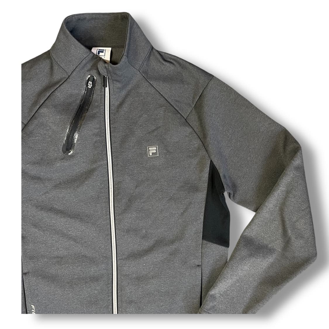 FILA 휠라 그레이 안감기모 져지 트랙탑 95 상품이미지3