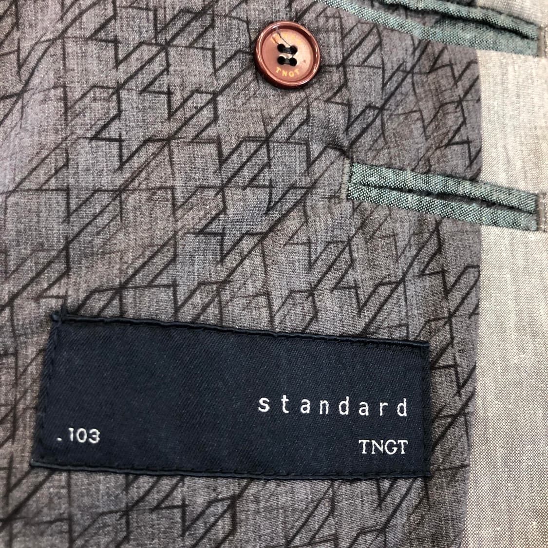 TNGT 린넨혼방 그레이 콤비자켓 100 상품이미지8