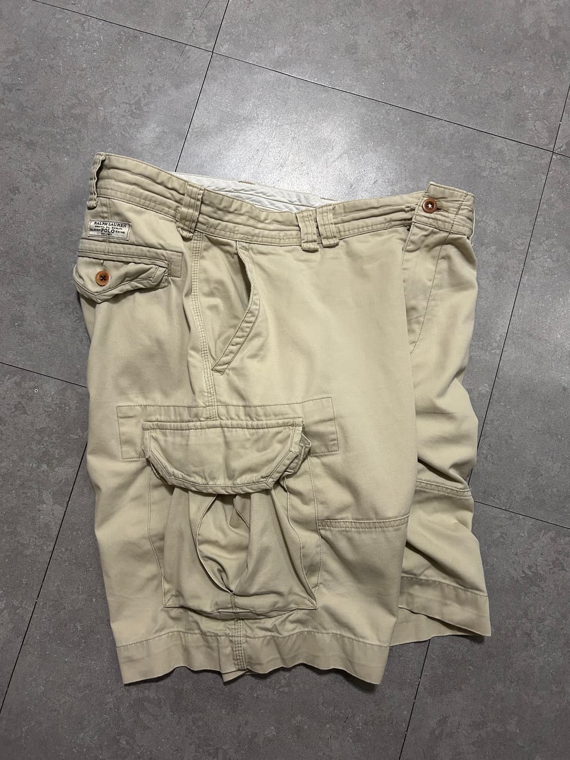 00s  랄프로렌 폴로 베이지 헤비캔버스 워크 카고 팬츠 38인치   상품이미지2