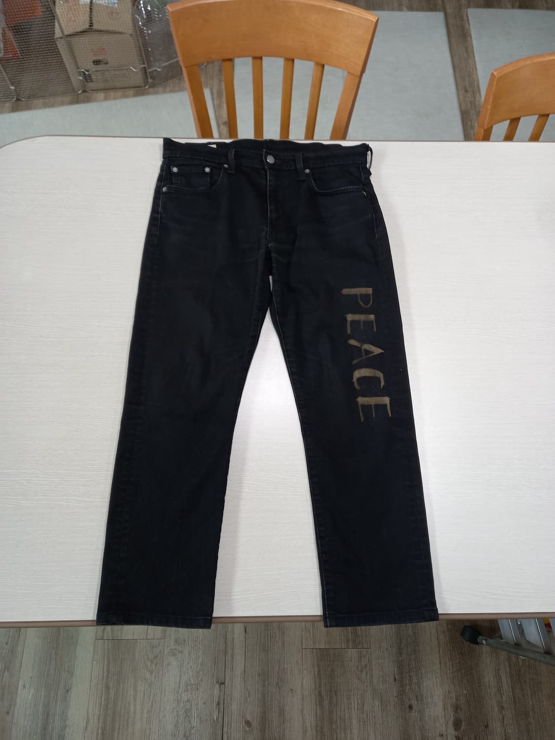 31 리바이스502 PREMIUM 스판 슬림일자진 블랙 31-458 상품이미지1