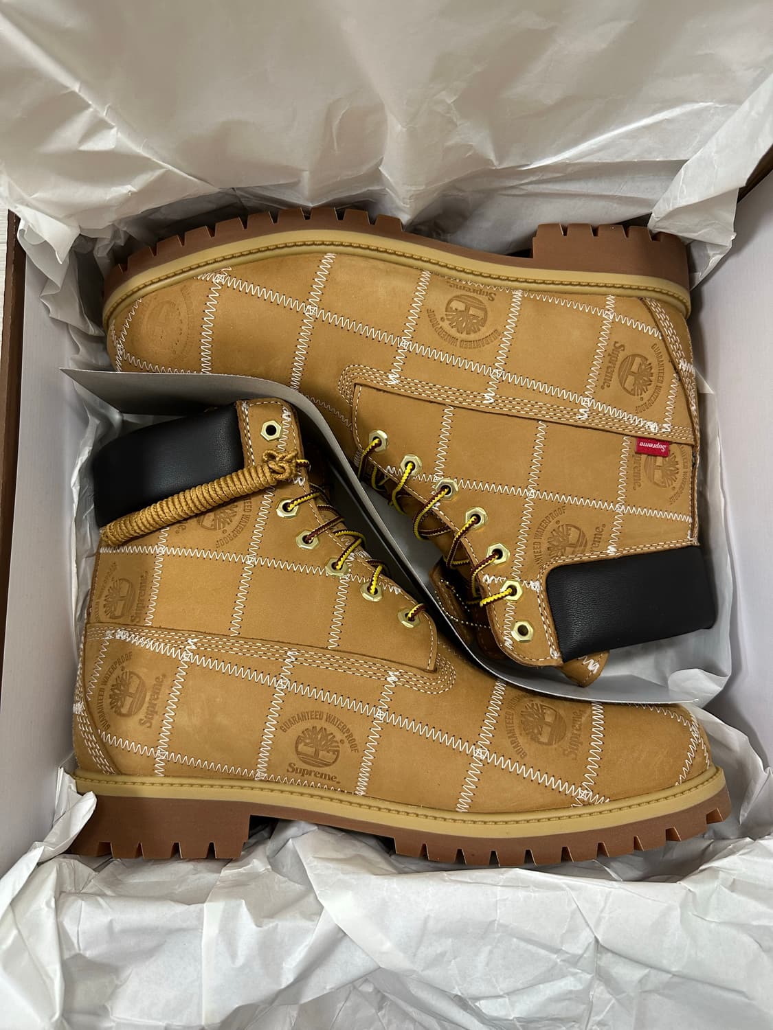 슈프림 x 팀버랜드 브라운 컬러 12사이즈 새상품 상품이미지1