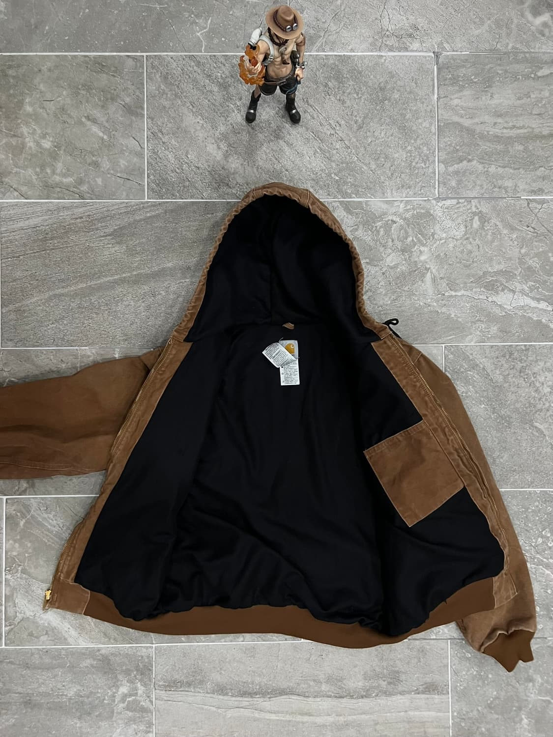 (L) 칼하트 후드 덕 액티브 자켓 J160 BRN 칼하트브라운 상품이미지3