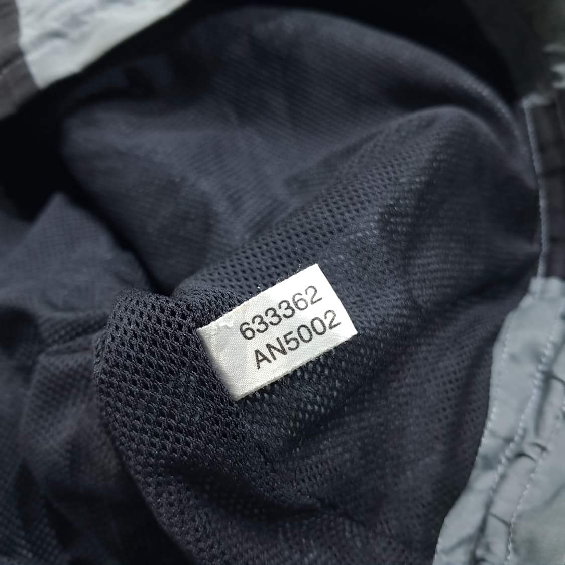 CL733 M 아디다스 90s 올드스쿨 블랙그레이 바람막이 자켓 상품이미지5