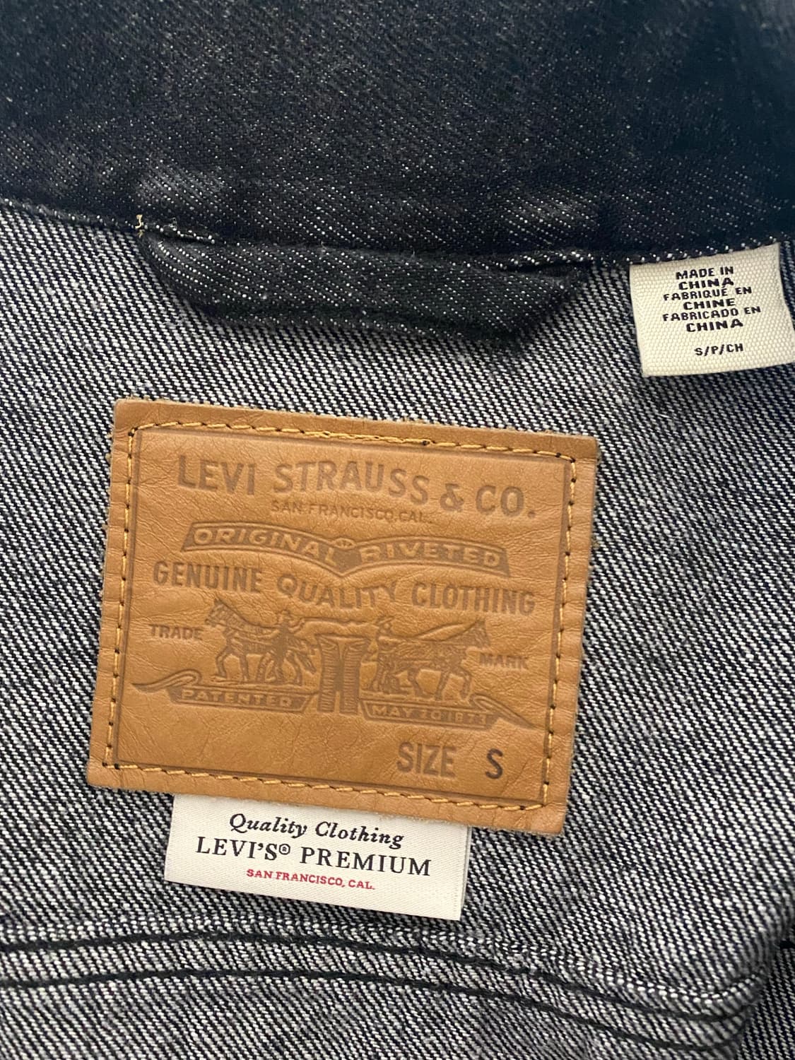 S)리바이스 비오탑 별주 type2 트러커 자켓  상품이미지5