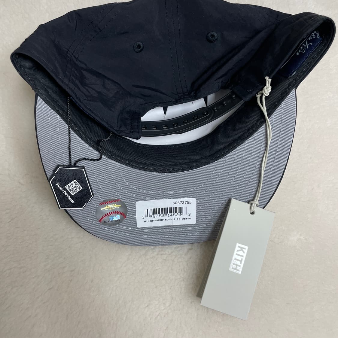 키스 x 뉴에라 뉴욕 메츠 나일론 블랙 상품이미지4