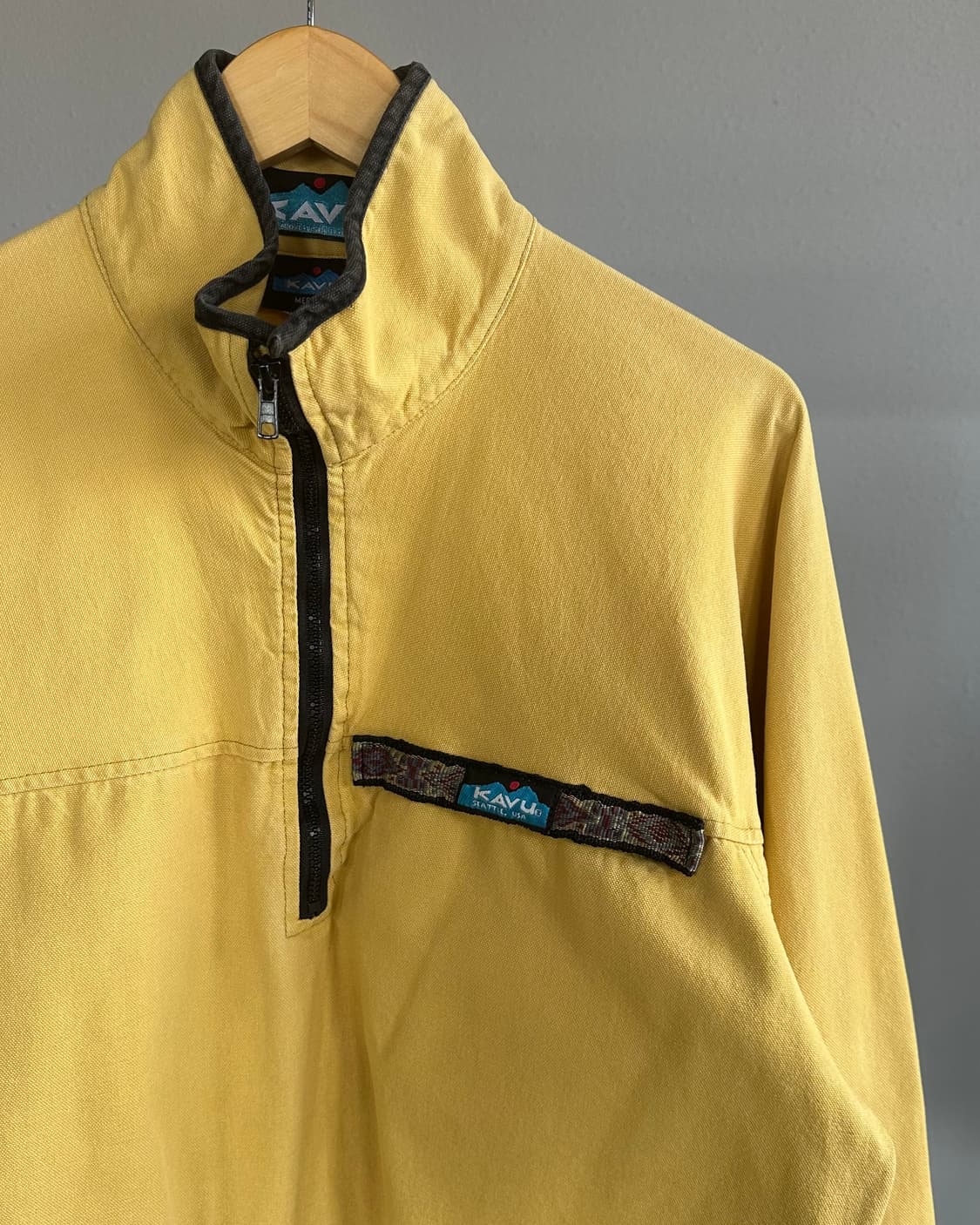 [M]KABU 카부 USA 빅 엘에스 쏘로우 캔버스 하프 셔츠 상품이미지3