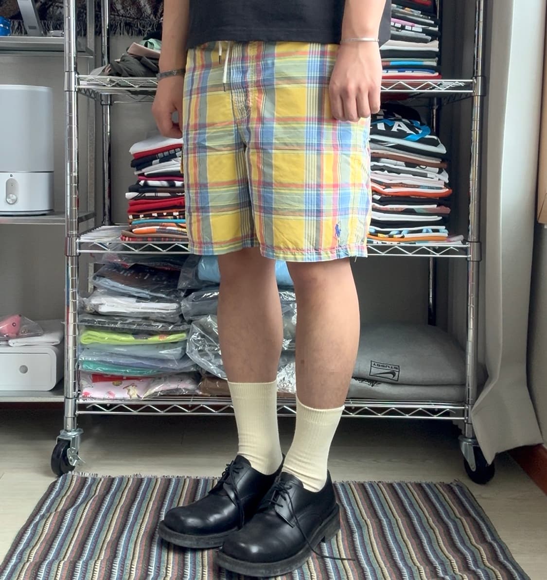 폴로 랄프로렌 마드라스 숏 팬츠 상품이미지1