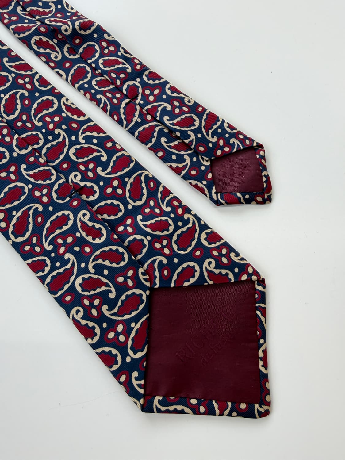 빈티지 실크 넥타이 8cm 상품이미지5