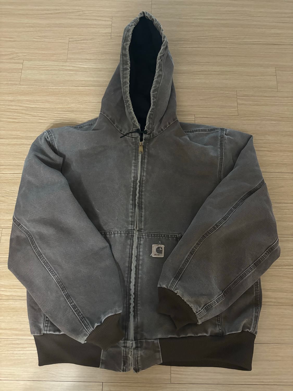 (L) 칼하트 후드 액티브 자켓 J160 CHT chestnut 상품이미지1