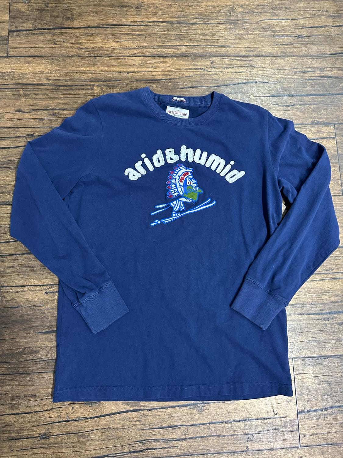 Arid&Humid 남색 긴팔 티셔츠 XL 상품이미지1