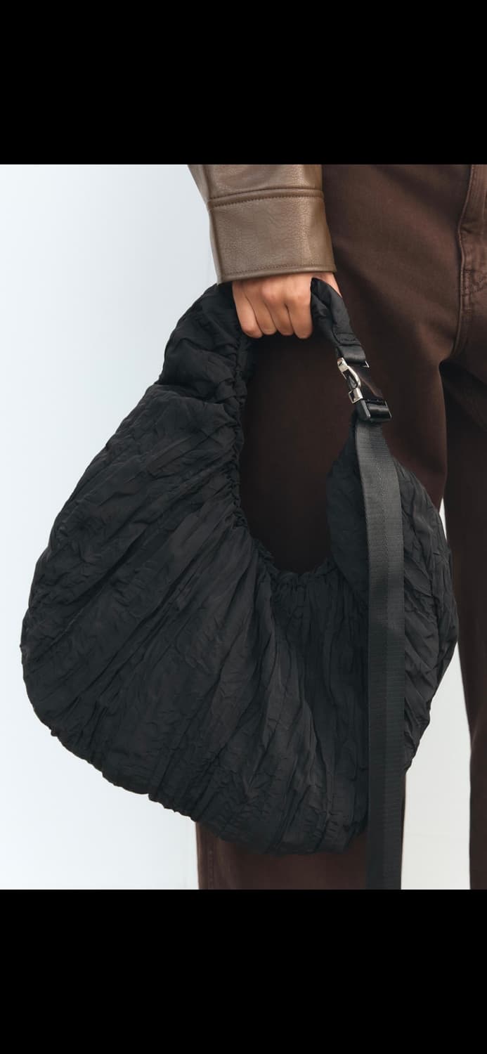 자라 셔링 숄더백 오벌백 상품이미지5