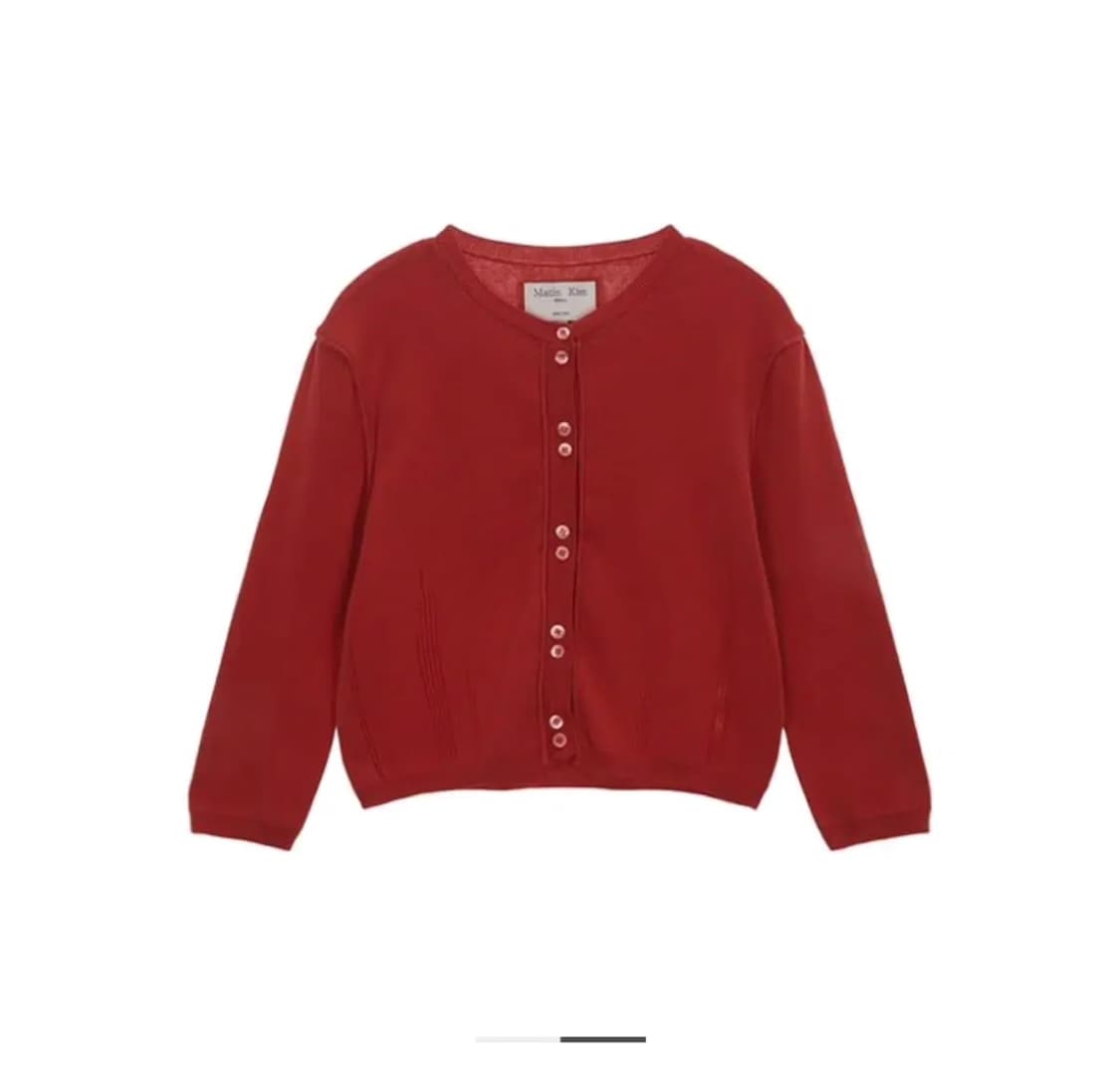 마뗑킴 matin kim 레드 가디건 상품이미지2