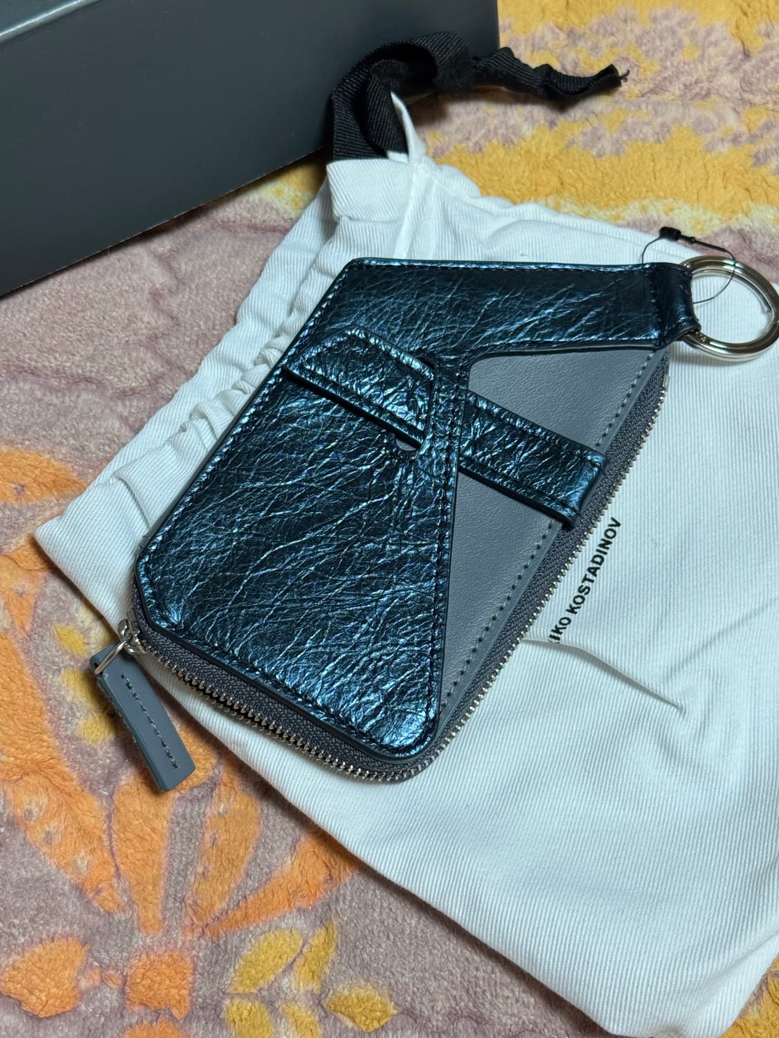 키코코스타디노브 오네 지갑 새상품 네이비 상품이미지3