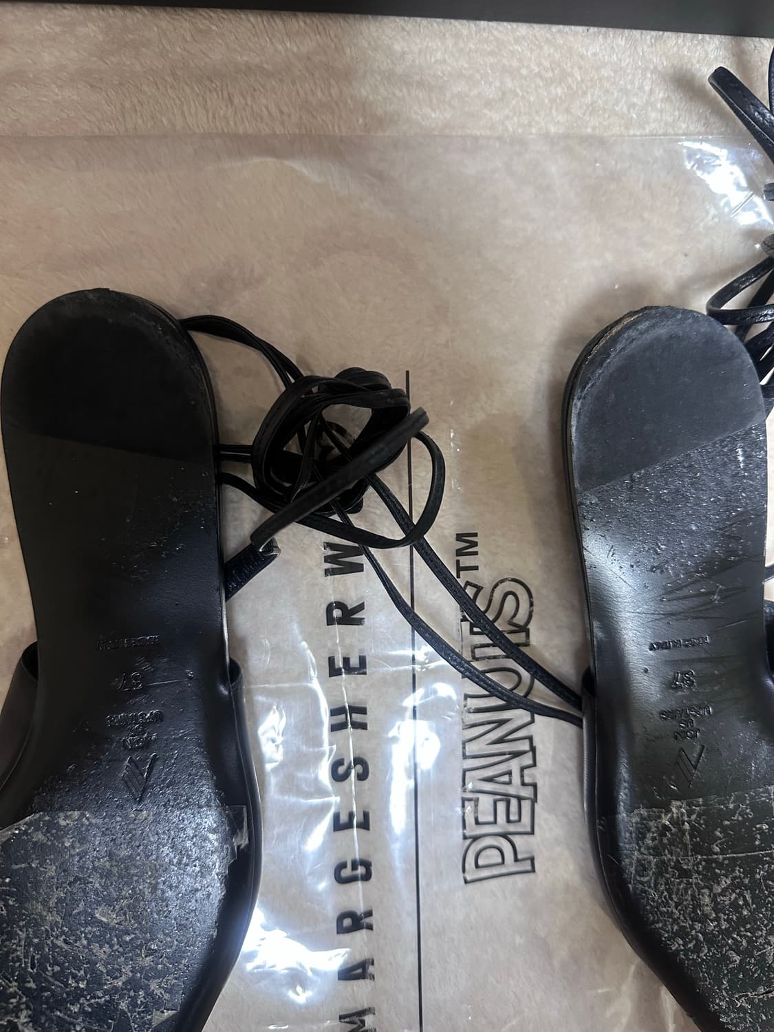 the attico 스트랩 플랫 37 상품이미지4