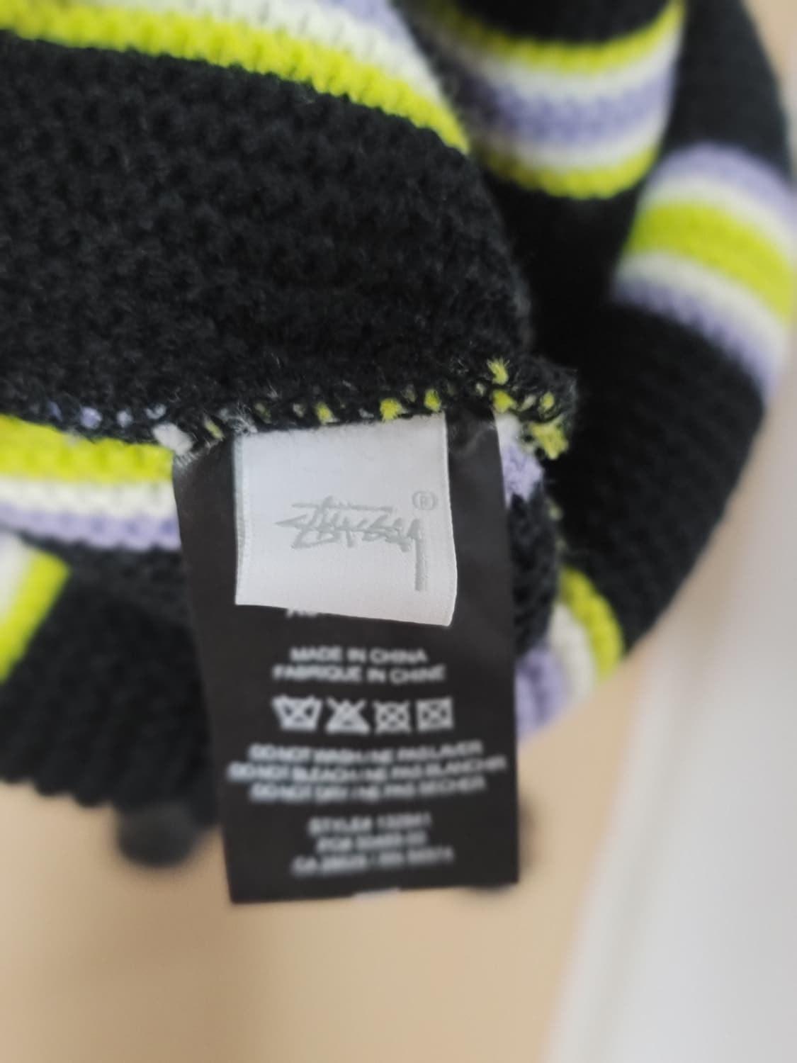 스투시 비니(Stussy Multi Stripe Knit Beanie) 상품이미지2