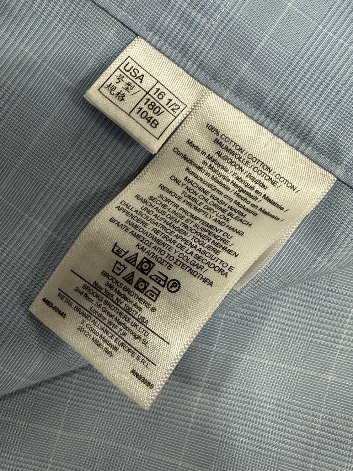 (105이상)브룩스브라더스 폴로 반팔 셔츠  상품이미지5