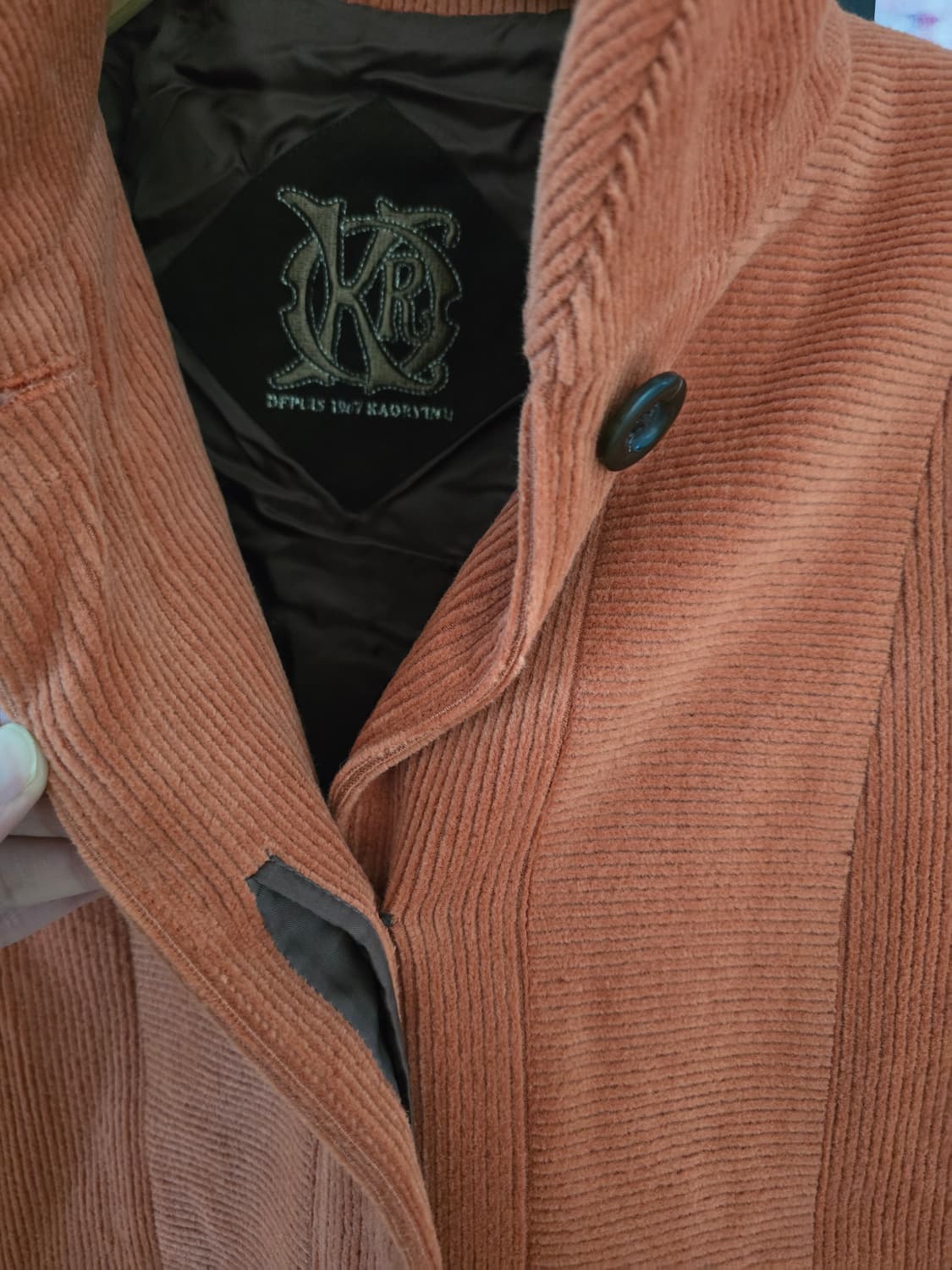 KAORYINU 모직 앙고라 코듀로이 자켓 상품이미지4