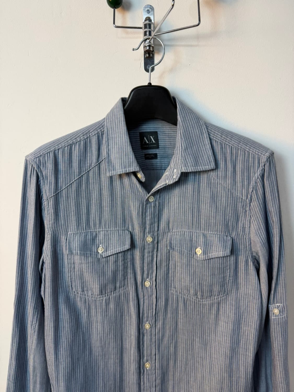 아르마니 익스체인지 스트라이프 셔츠  상품이미지3