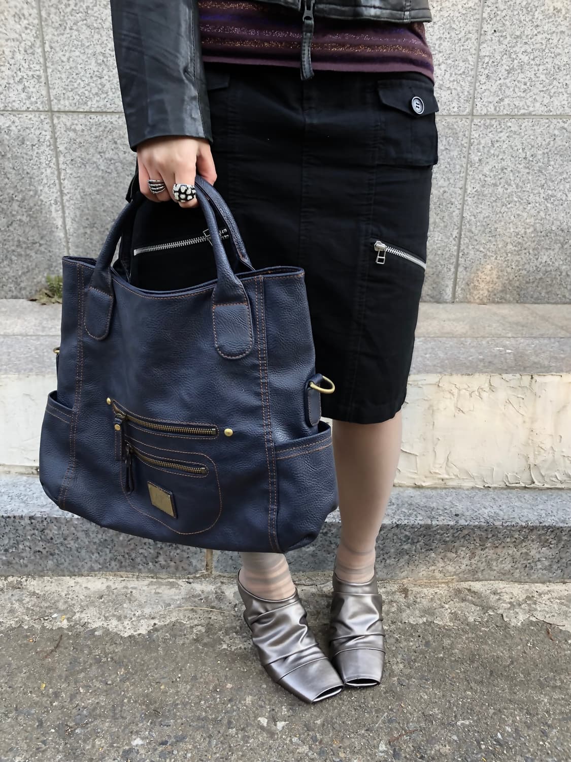 anne klein leather bag  상품이미지1