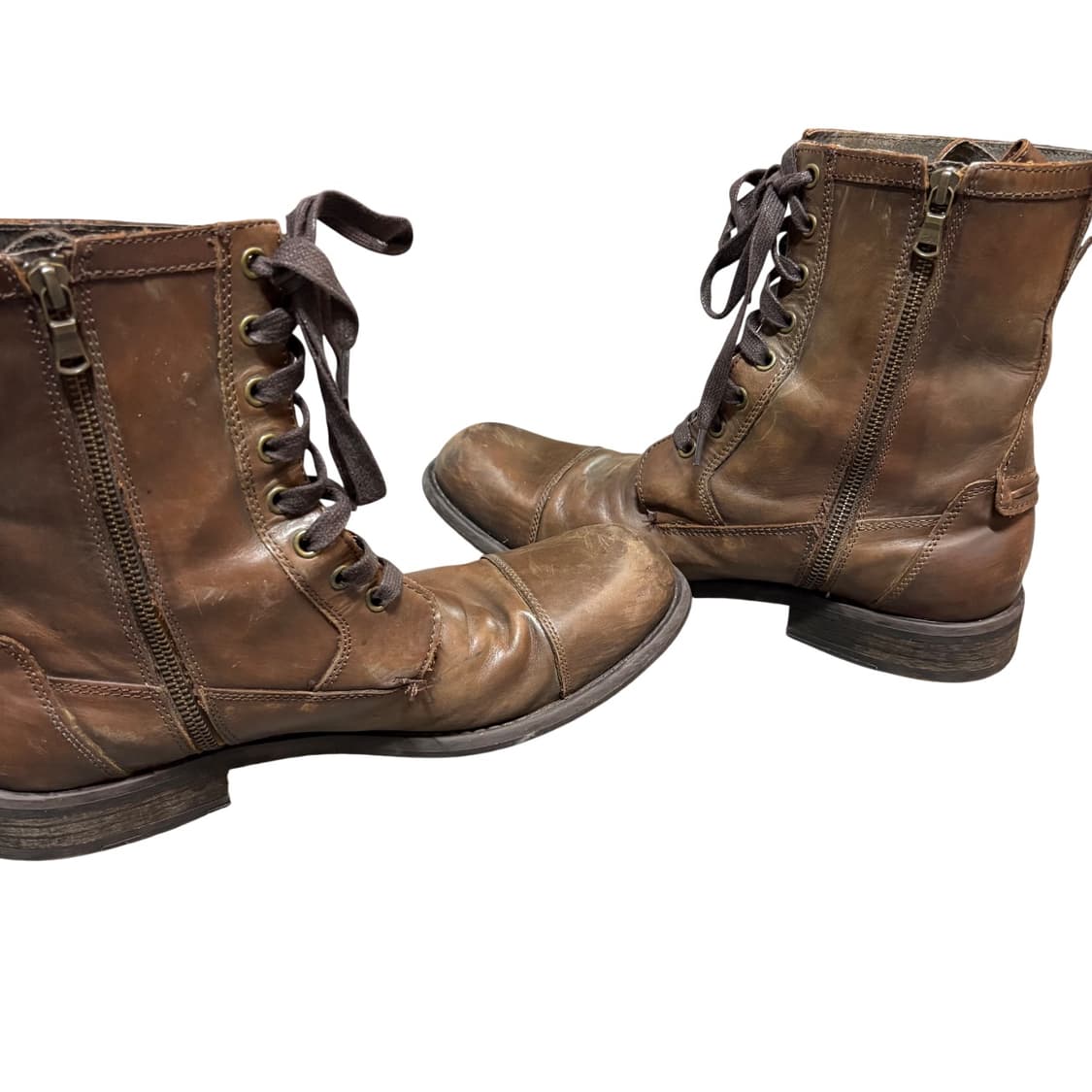 존바바토스 브라운 레더 집업 부츠 11 280-290 상품이미지4