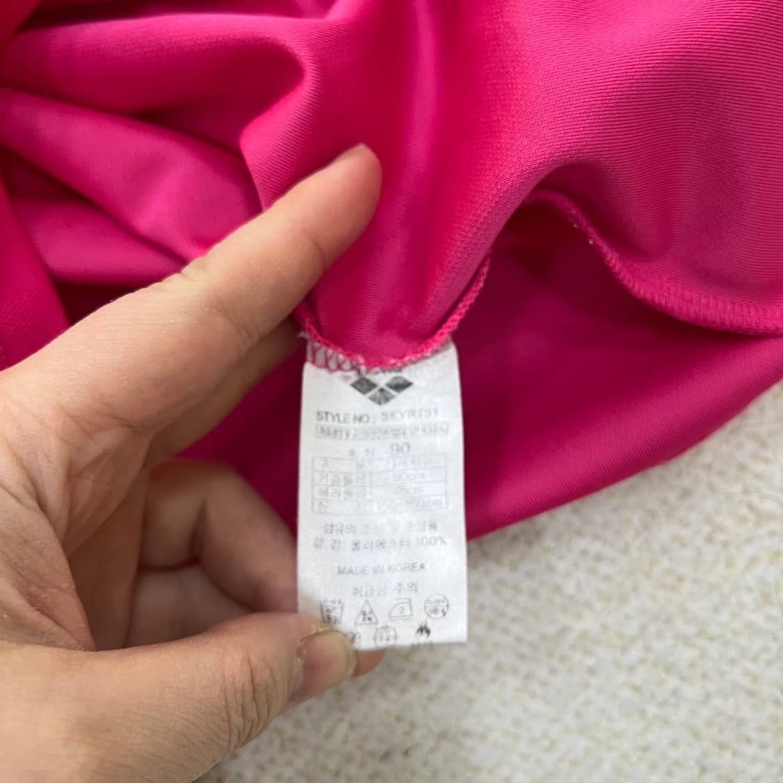 90 아레나 여성 반팔 카라티 0312M1 상품이미지3