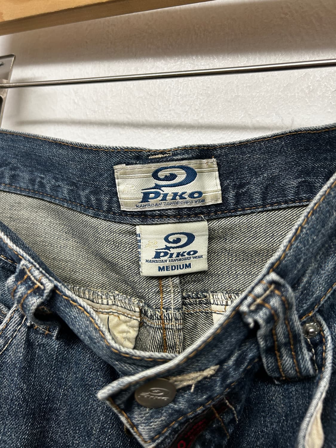 PIKO Y2K스타일 데님 카고 바지  상품이미지5