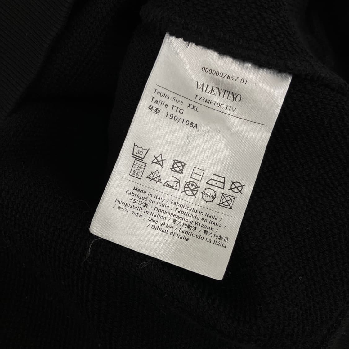 발렌티노 로고 코튼 스웨트셔츠 XXL 상품이미지6