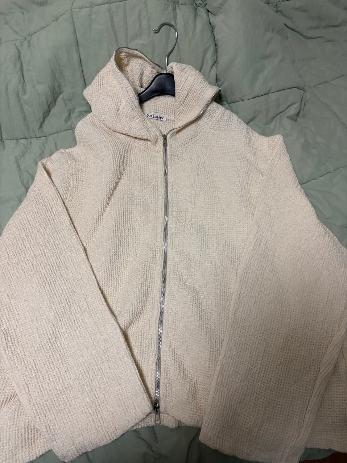 아워레가시 와플 니트 후드집업 52 상품이미지2