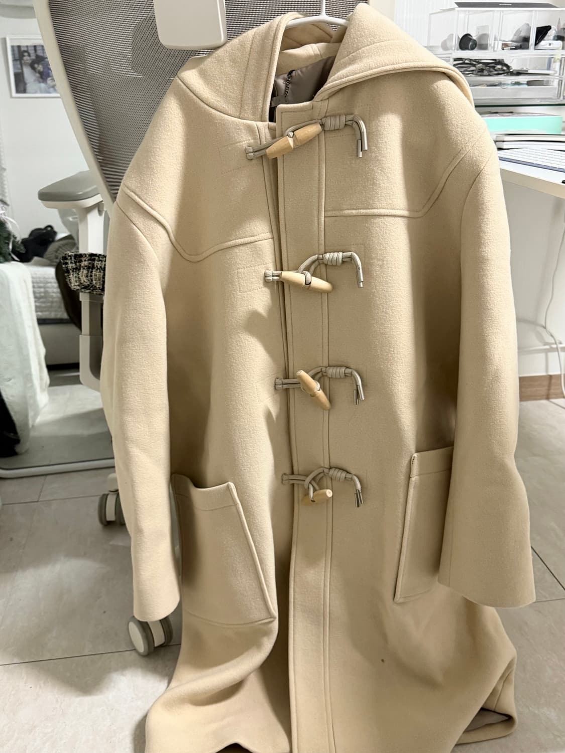 드로우핏 떡볶이 코트 L 상품이미지1