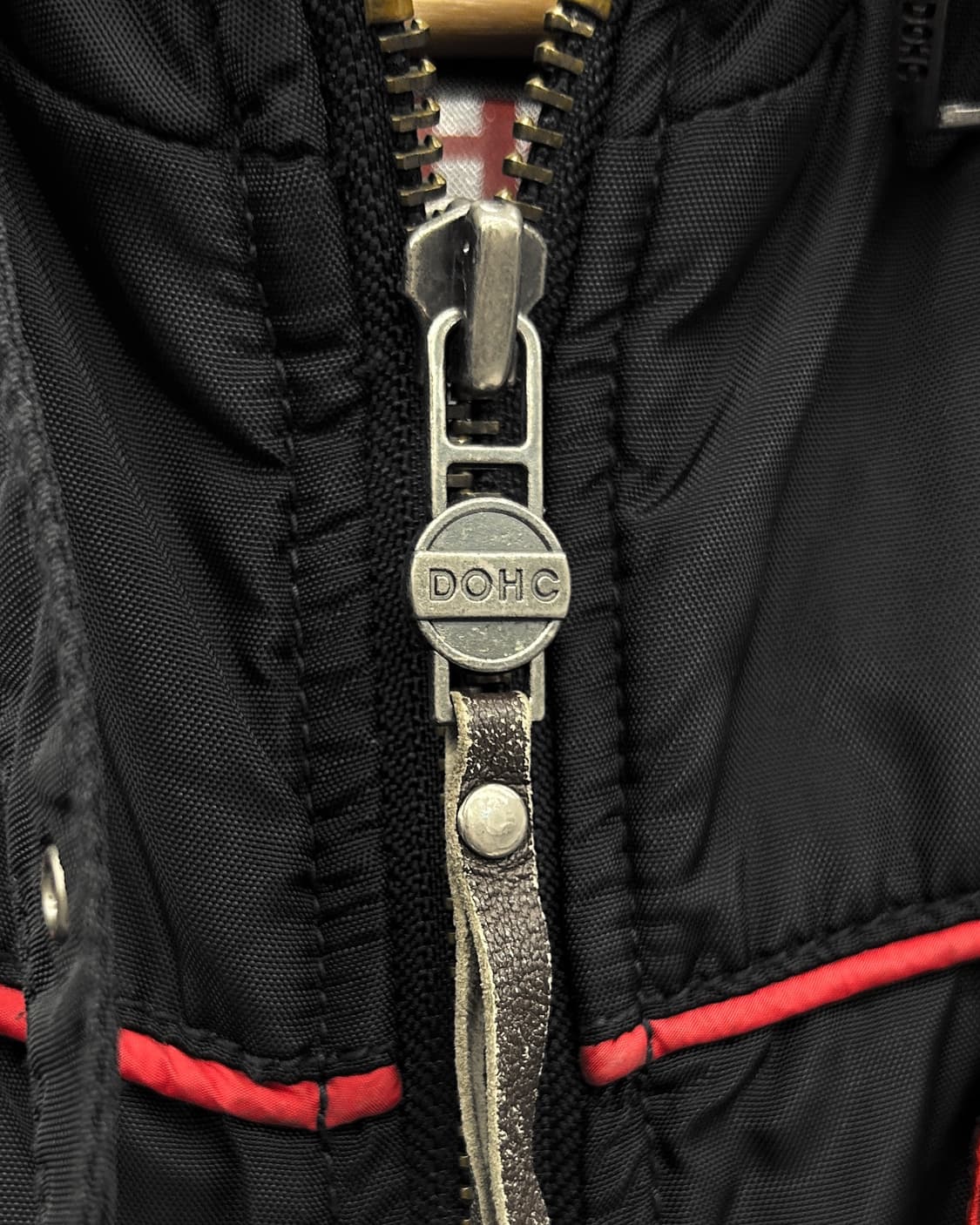 도크 DOHC 00s 나일론쉘 바이커 퀼티드 경량 패딩 자켓 블랙 상품이미지6