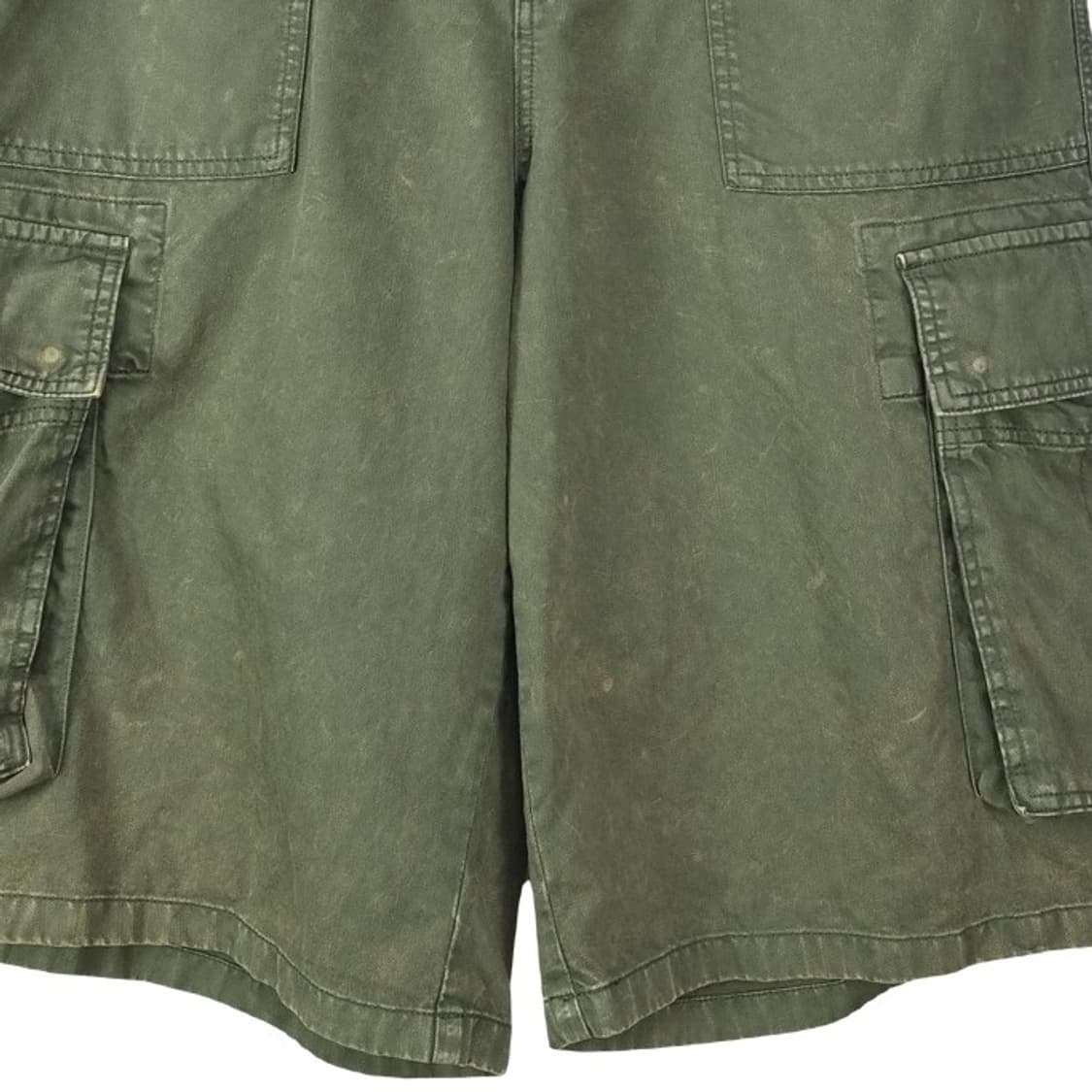 [버커루] 빈티지 가공 카고 버뮤다 팬츠 와이드 반바지 M20216 상품이미지5
