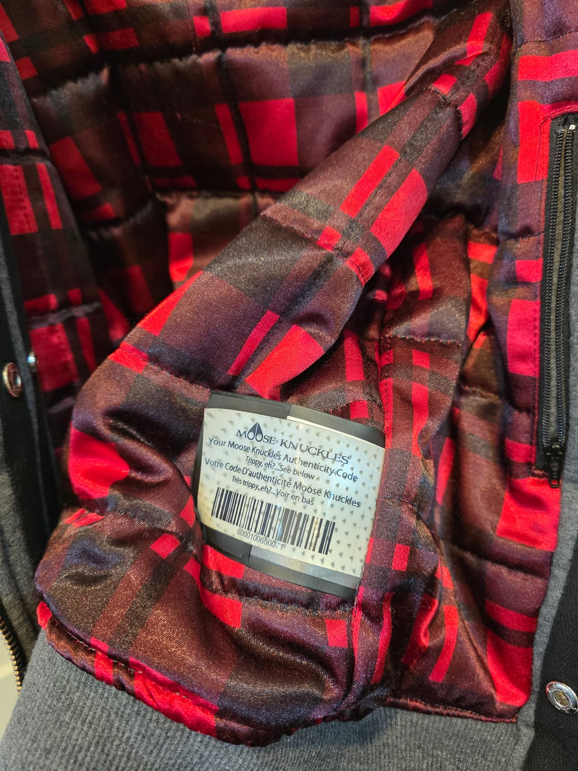 무스너클 후드집업 그레이 S사이즈 상품이미지5