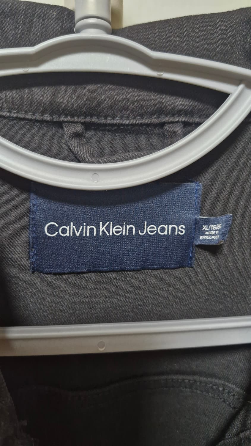 캘빈클라인 블랙 크롭 데님 자켓 100 상품이미지4