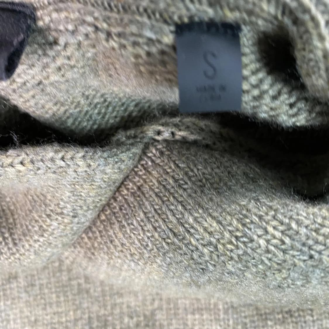 25 FW 피어오브갓 에센셜 아크릴 울 블렌드 니트 후드티 헤더그레이 상품이미지3