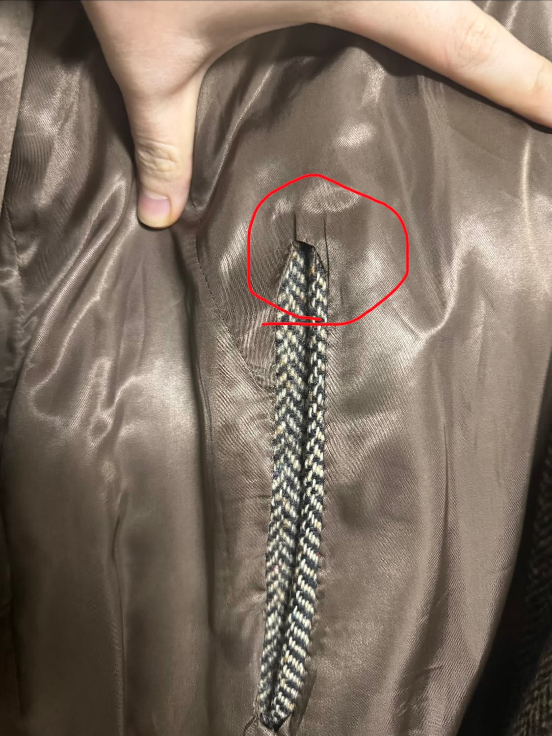 80s 버버리 아이리쉬 트위드 발마칸코트(100-105사이즈) 상품이미지6