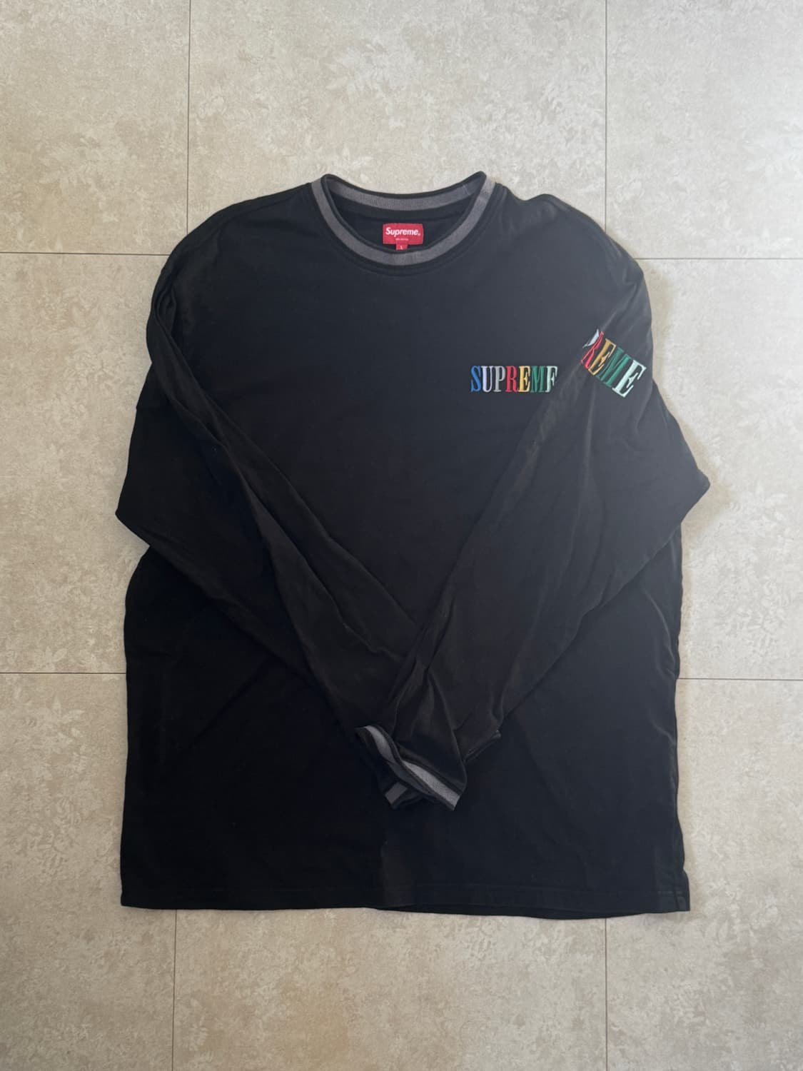 슈프림 로고 맨투맨 상품이미지2