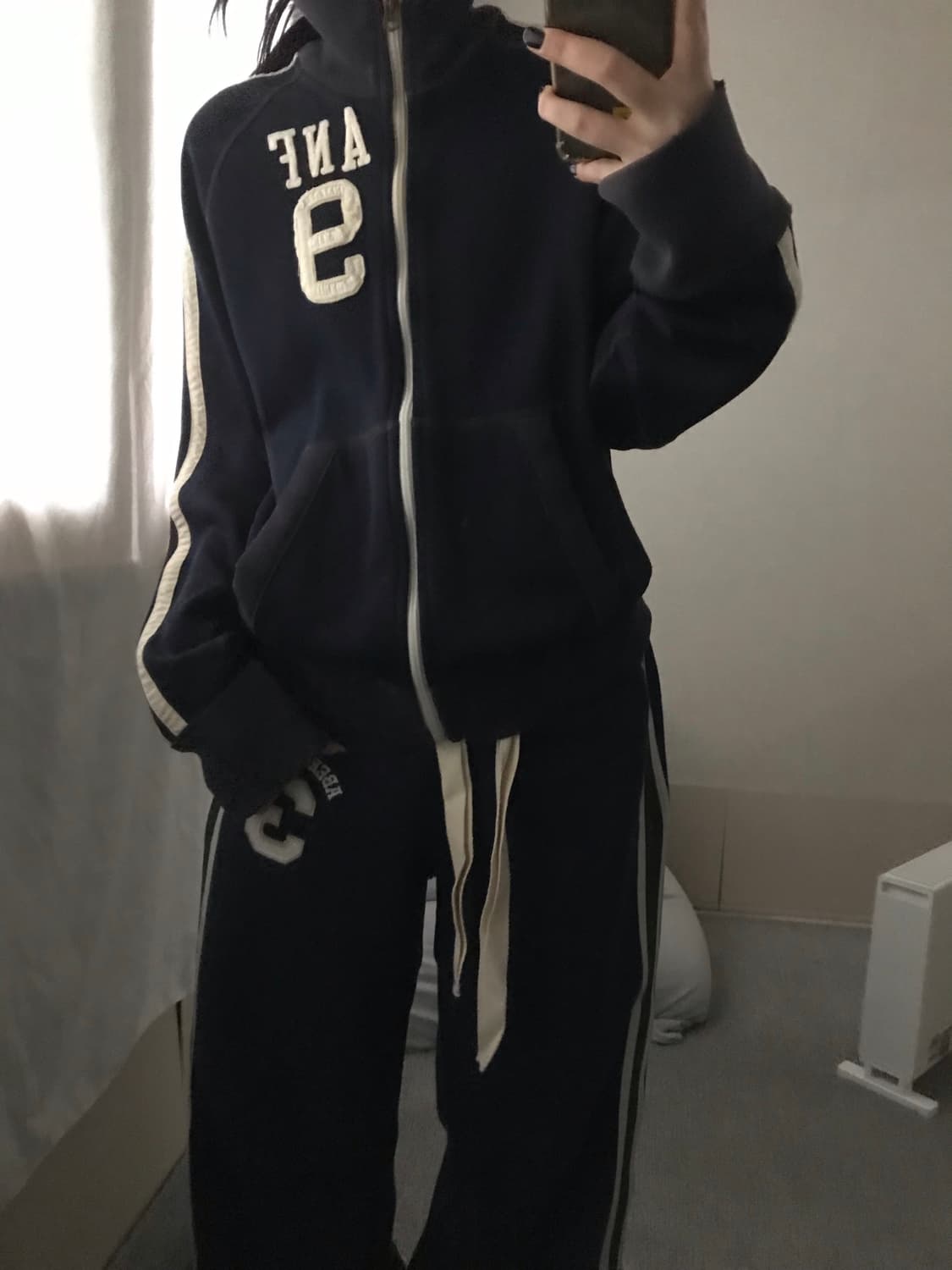 아베크롬비 네이비 트랙 져지 상품이미지1