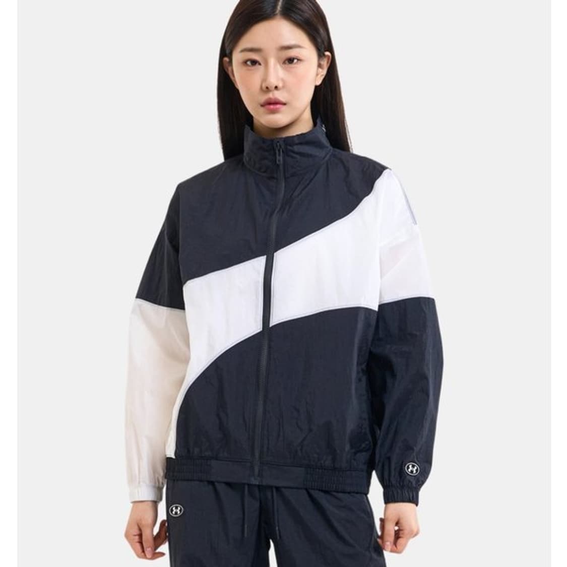 언더아머 여성 레거시 크링클 나일론 우븐 자켓 M  상품이미지2