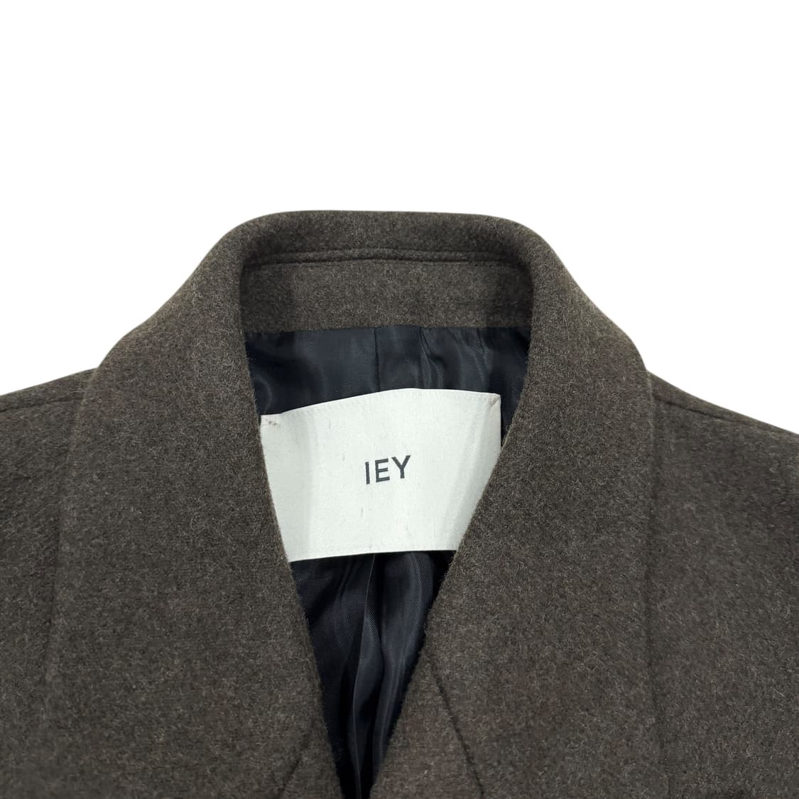 lEY 이에이 로이 더블 브레스트 롱코트 다크 브라운 M 상품이미지7