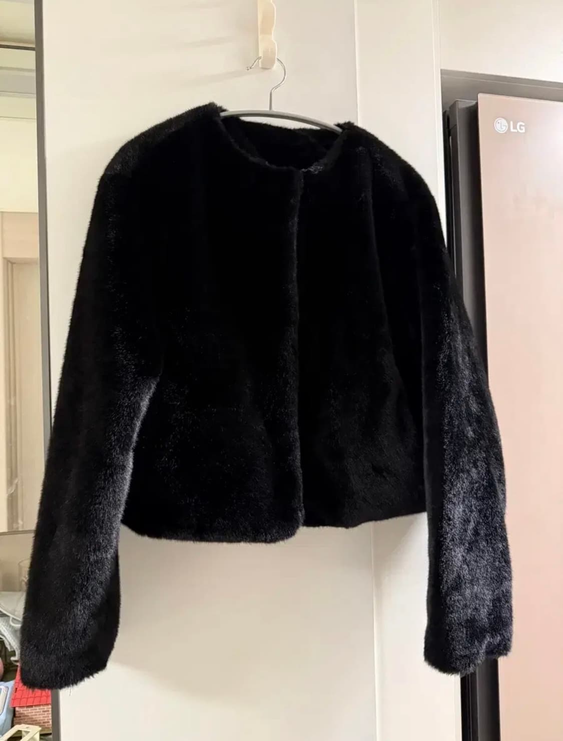 유어네임히얼 퍼 자켓 코트 상품이미지3