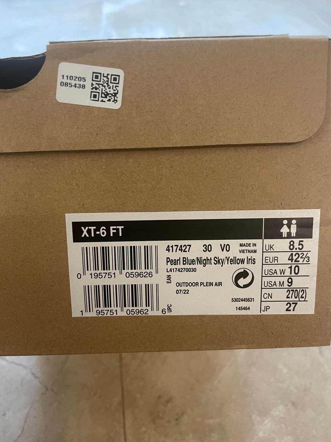 (레어) 살로몬 xt-6 ft 펄 블루 270 상품이미지7